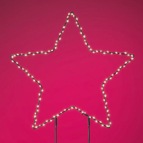 38cm - Micro LED Garden Pick Star