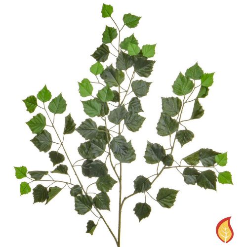 73cm Birch Foliage with 70 Leaves (Fire Resistant)