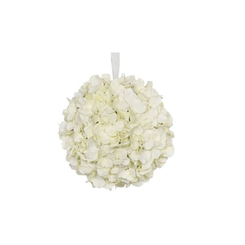 25cm Cream Hydrangea Ball