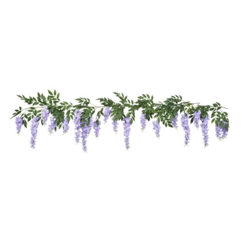 240cm (8ft) Lilac Wisteria Garland