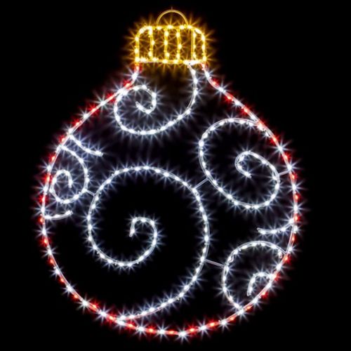 Twinkling Flexibright Bauble - 245 Multi-Colour LEDs