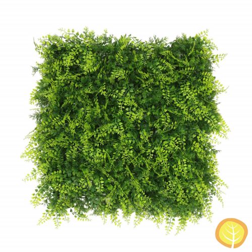 Bushy Green Fern Wall Panel 1m x 1m (UV Resistant)