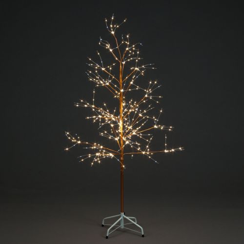 6ft (1.8m) Tree with 750 Warm White Golden Copper LEDs