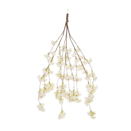 110cm MultiBranch Hanging Cherry Blossom Branch – Cream