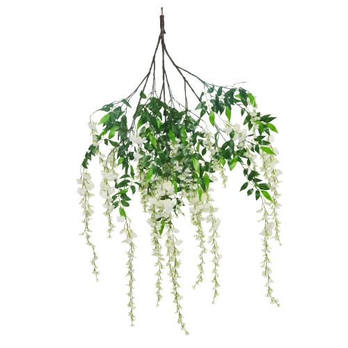 158cm MultiBranch Long Wisteria Branch – Cream