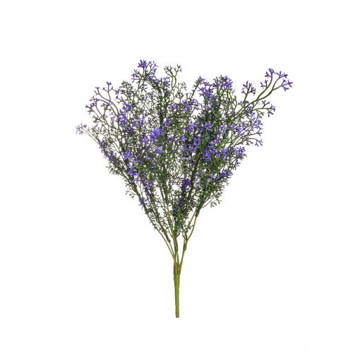 45cm (1.5ft) Mini Flowering Bush - Purple (Fire & UV Protected)