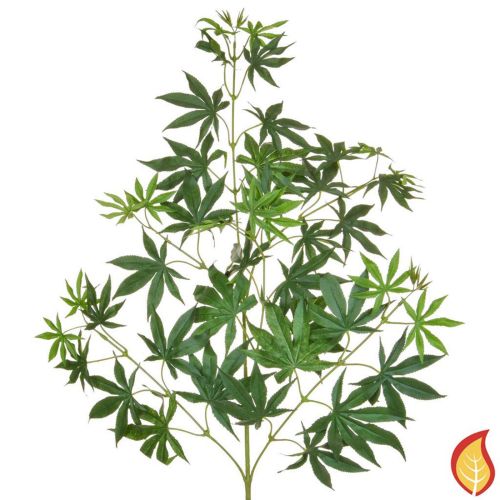 70cm Foliage Maple Green (Fire Resistant)