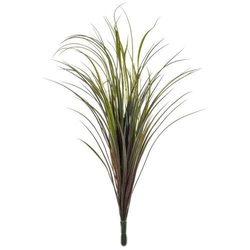 90cm Grass Bush - Green/Burgundy