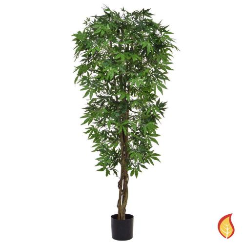 5ft (150cm) Japanese Maple Green Artificial Tree (Fire Resistant)